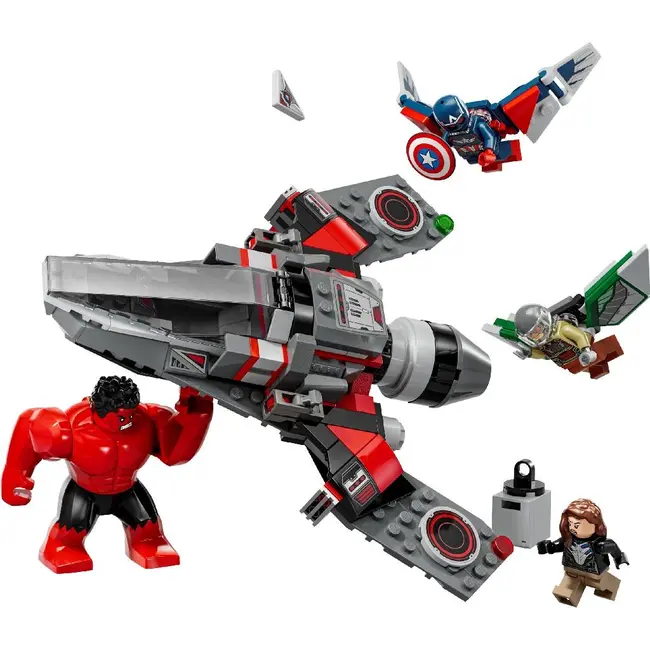 LEGO MARVEL SUPER HEROES BATALIA DINTRE CAPITANUL AMERICA SI HULK ROSU 76292 VIVLEGO76292