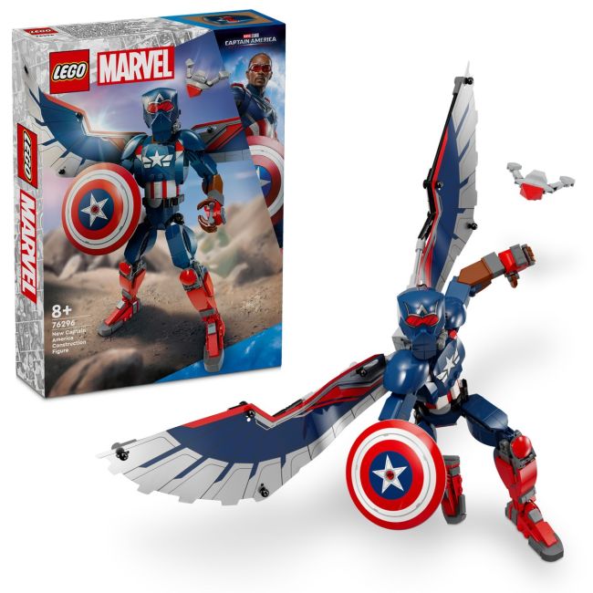 LEGO SUPER HEROES FIGURINA DE CONSTRUCTIE CAPITANUL AMERICA 76296 VIVLEGO76296