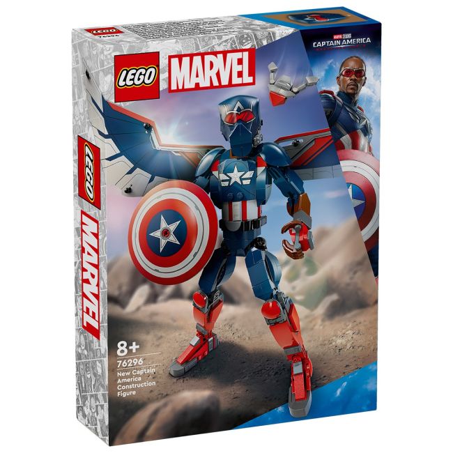 LEGO SUPER HEROES FIGURINA DE CONSTRUCTIE CAPITANUL AMERICA 76296 VIVLEGO76296