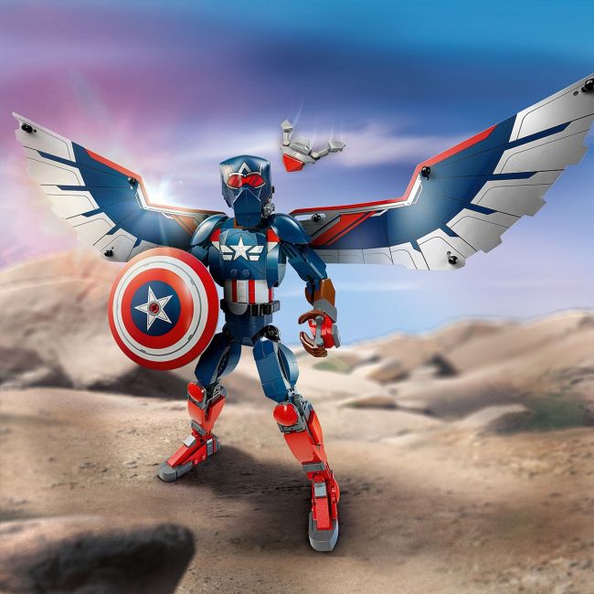 LEGO SUPER HEROES FIGURINA DE CONSTRUCTIE CAPITANUL AMERICA 76296 VIVLEGO76296