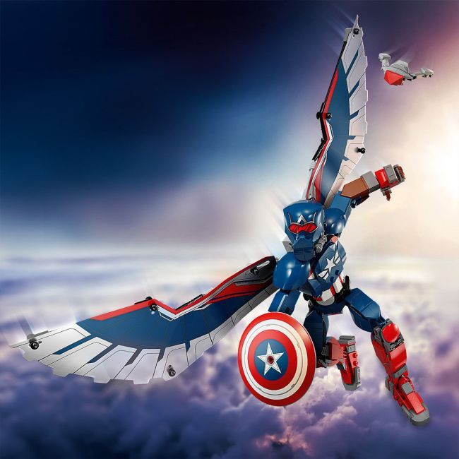 LEGO SUPER HEROES FIGURINA DE CONSTRUCTIE CAPITANUL AMERICA 76296 VIVLEGO76296