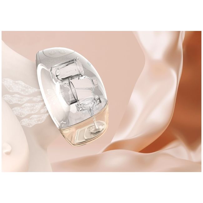 Neno perla – pompă de sân electronică premium, fără fir, cu trei faze, în formă de scoică nen-mam-lk015