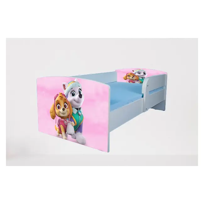 Patut Pentru Fete 2-6 Ani Paw Patrol Pink Cu Paravane Detasabile- PTV4711FS