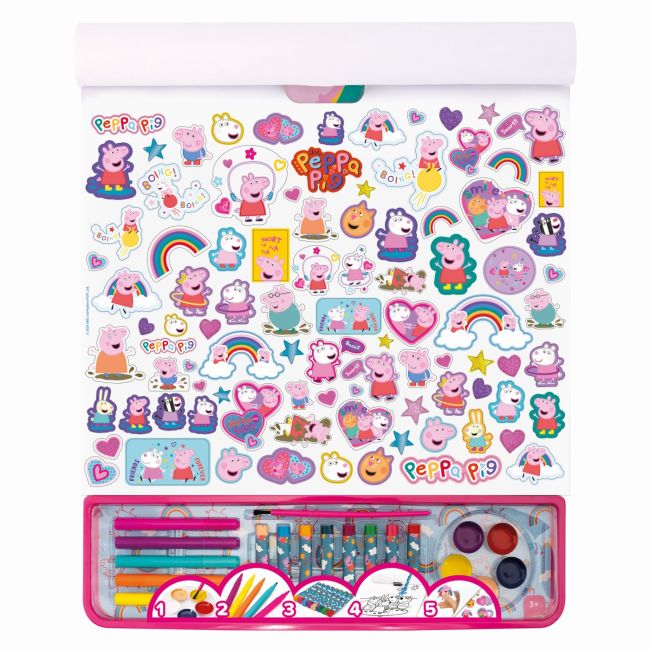 SET PENTRU DESEN GIGA BLOCK 5 IN 1 PEPPA PIG VIV1023-62751