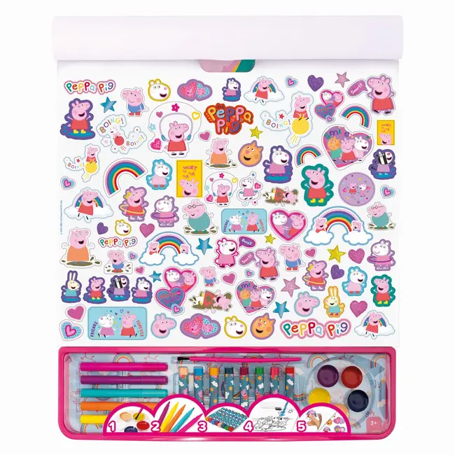 SET PENTRU DESEN GIGA BLOCK 5 IN 1 PEPPA PIG VIV1023-62751