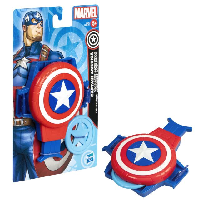 SPIDERMAN MARVEL ARMA SUPEREROU DISC BLASTER CAPTAIN AMERICA VIVF0522_F0773