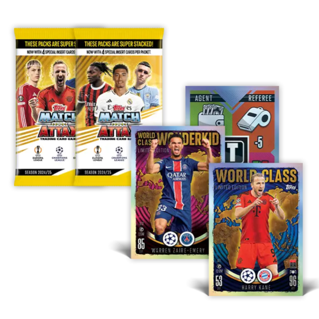 Set cartonase starter pack - topps match attax 24/25