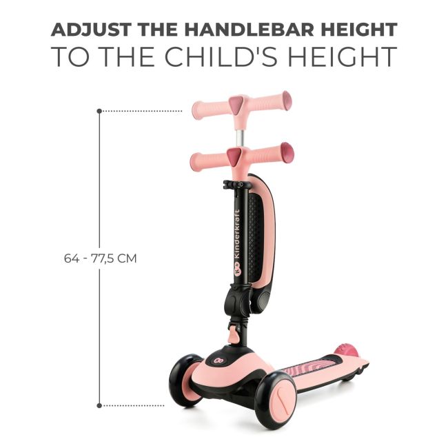 TROTINETA KINDERKRAFT HALLEY, ROSA PINK VIVKRHALL00PNK0000