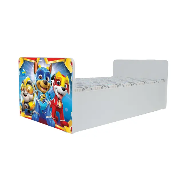 Pat Copii Inspiratie Paw Patrol 2, Pentru Copii Cu Varste De La 2 Pana La 8 Ani, Cu Saltea Cu Lana- PTV10002