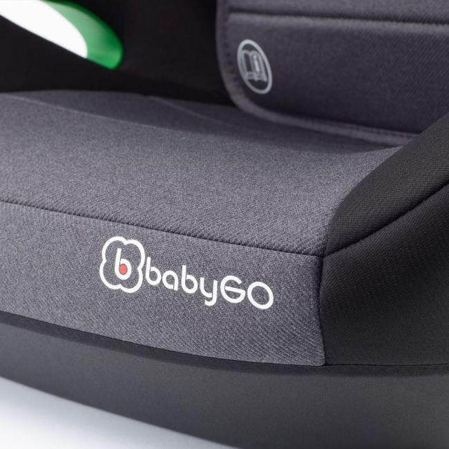 Babygo - scaun auto safechild2  grey, 100-150 cm, certificat r129 bbbbgo-3852