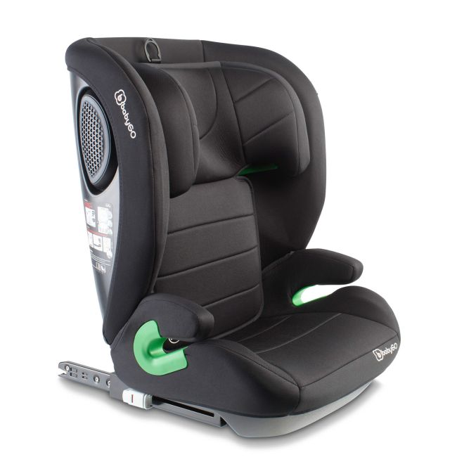 Babygo - scaun auto safechild2 black, 100-150 cm, certificat r129 bbbbgo-3851