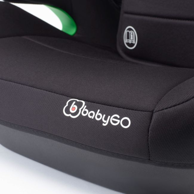 Babygo - scaun auto safechild2 black, 100-150 cm, certificat r129 bbbbgo-3851