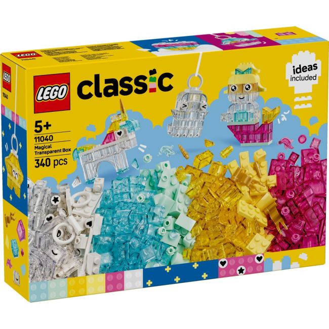 LEGO CLASSIC CUTIE TRANSPARENTA MAGICA 11040 VIVLEGO11040