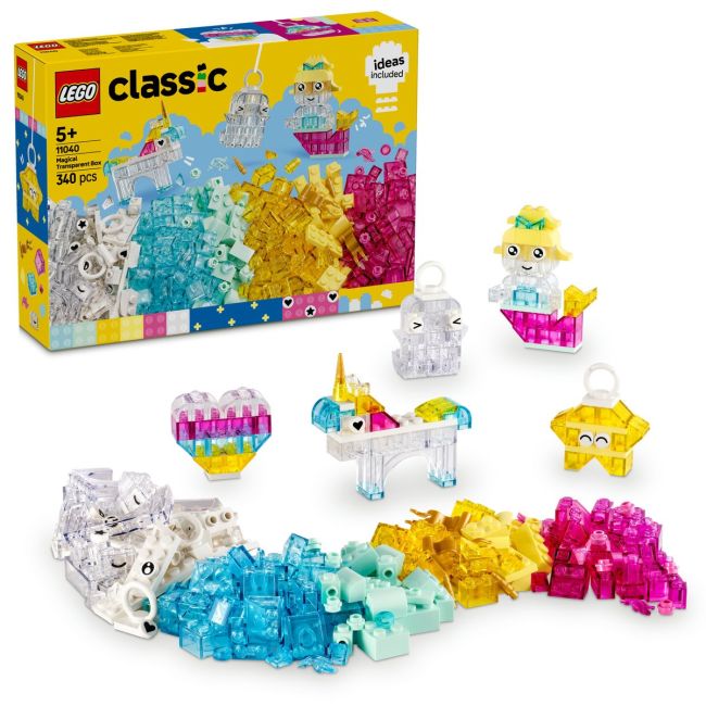 LEGO CLASSIC CUTIE TRANSPARENTA MAGICA 11040 VIVLEGO11040