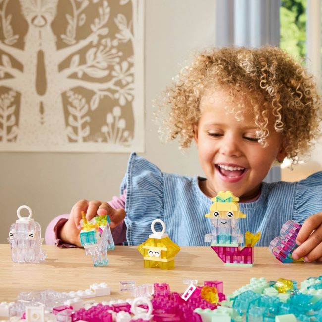 LEGO CLASSIC CUTIE TRANSPARENTA MAGICA 11040 VIVLEGO11040