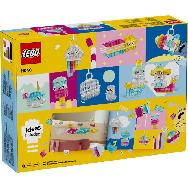 LEGO CLASSIC CUTIE TRANSPARENTA MAGICA 11040 VIVLEGO11040