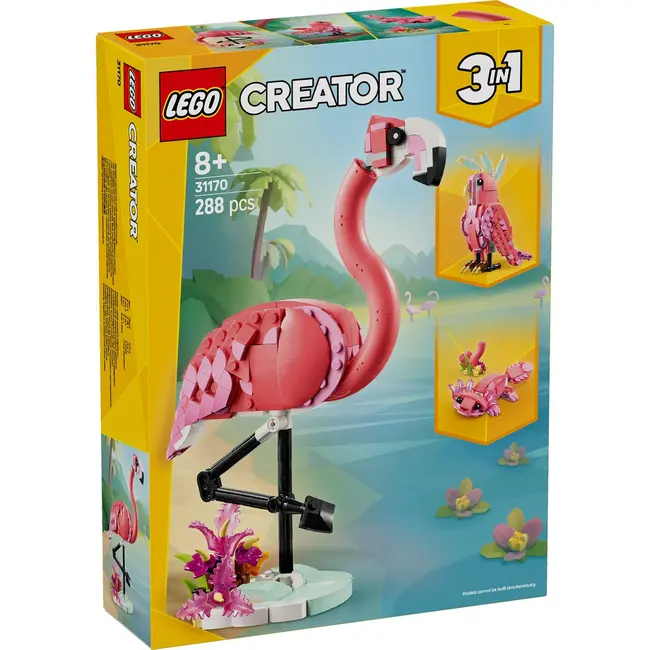 LEGO CREATOR ANIMALE SALBATICE FLAMINGO ROZ 31170 VIVLEGO31170