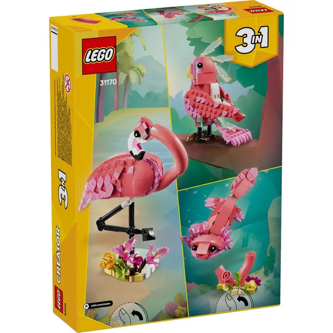 LEGO CREATOR ANIMALE SALBATICE FLAMINGO ROZ 31170 VIVLEGO31170