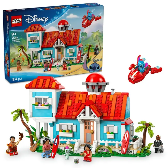 LEGO DISNEY CASA DE PE PLAJA A LUI LILO SI STITCH 43268 VIVLEGO43268