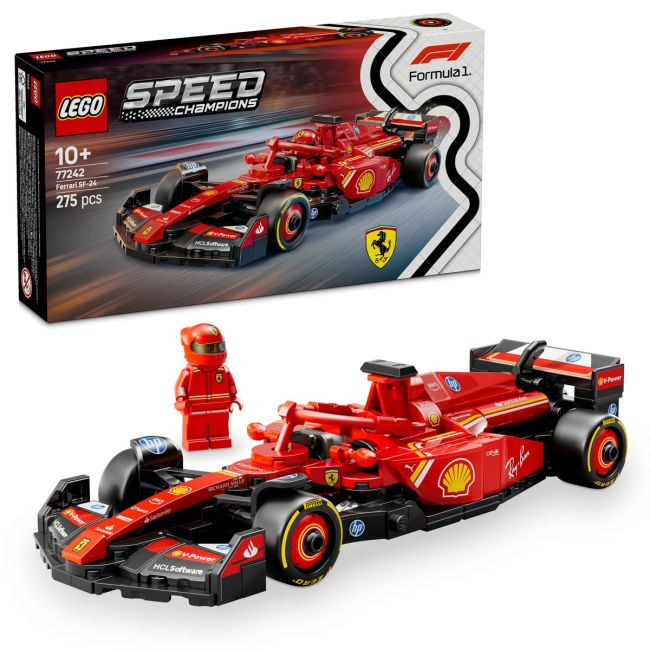 LEGO SPEED CHAMPIONS MASINA DE CURSE F1 FERRARI SF-24 77242 VIVLEGO77242