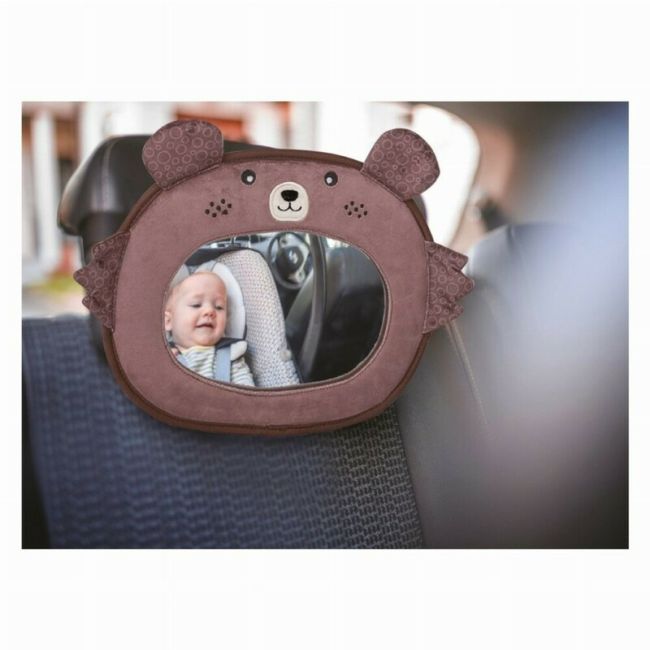 Oglinda auto, FreeON, Pentru supraveghere bebelusi, Bear, Brown BYN42639