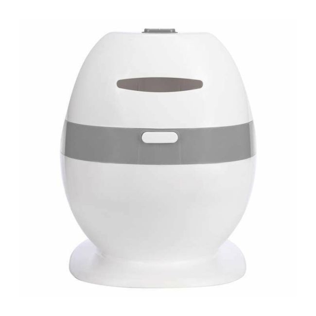 Olita educativa, FreeON, Trainer, Minitoaleta, Cu spatiu pentru hartie/servetele, Cu sunet realist de tras apa, Pana la 25 kg, 3 ani+, White/Grey BYN49249