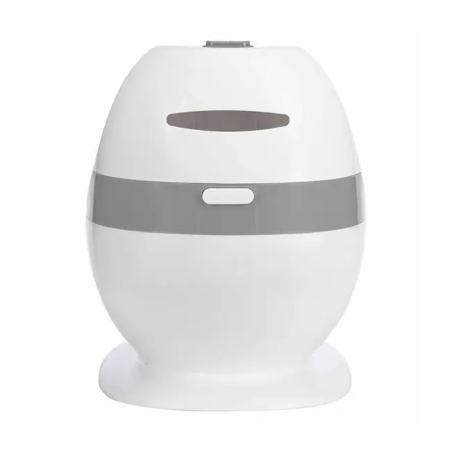 Olita educativa, FreeON, Trainer, Minitoaleta, Cu spatiu pentru hartie/servetele, Cu sunet realist de tras apa, Pana la 25 kg, 3 ani+, White/Grey BYN49249