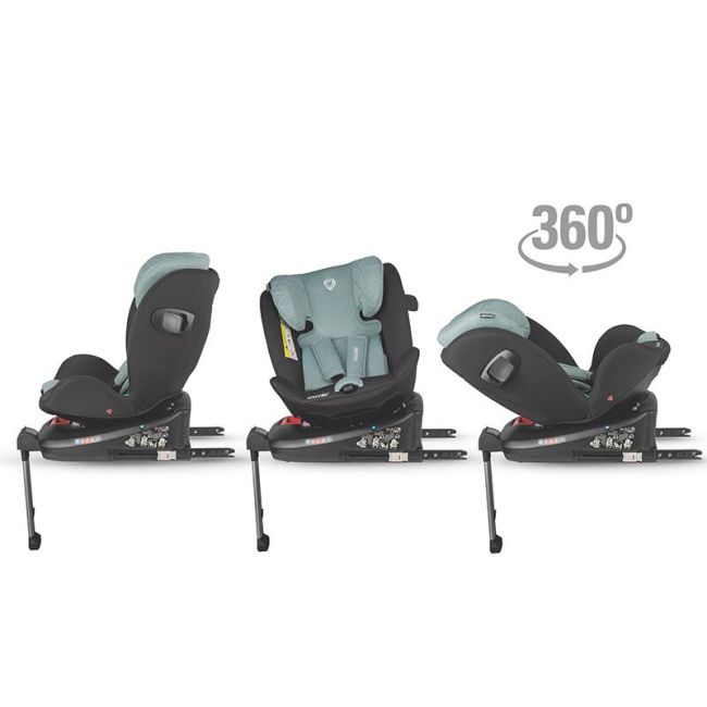Scaun auto isize 40-150 cm coccolle vigo emerald green+coccolle parasolar auto cu ventuze smb324085680c im-06q