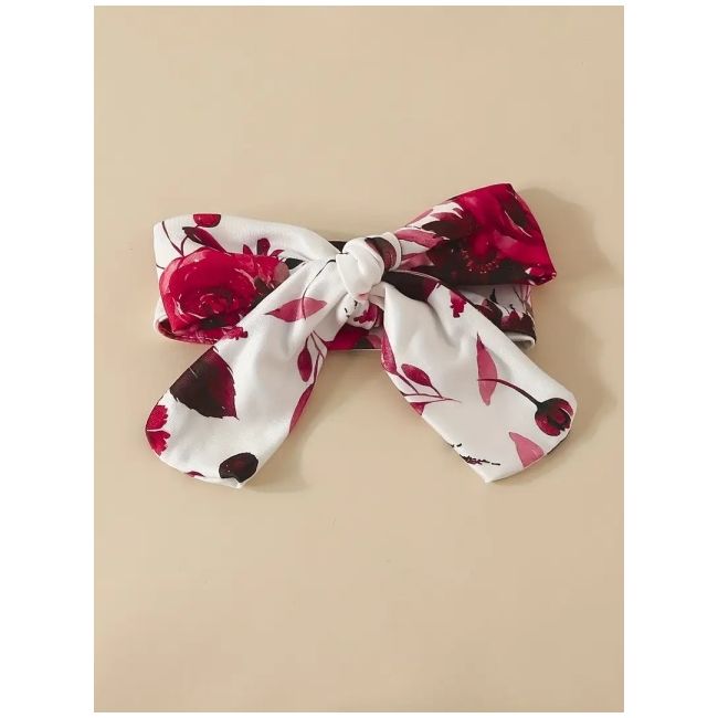 Set pentru fetite – body visiniu, pantaloni evazati si bentita asortata mbtu40-r1