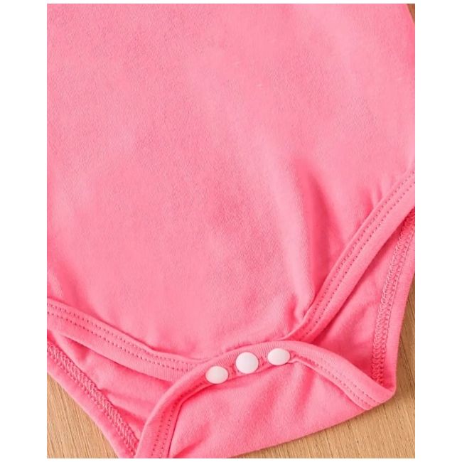 Set sarafan alb cu inimioare si body roz mbtu02-r2