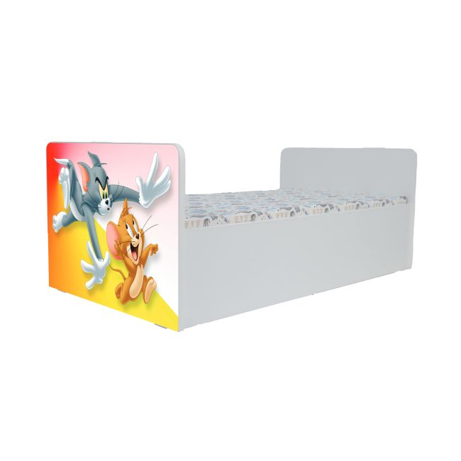 Patut Pt Copii 2-8 Ani,  Inspiratie Tom&Jerry, Varianta Cu Saltea De Lana Inclusa In Pret- PTV10045