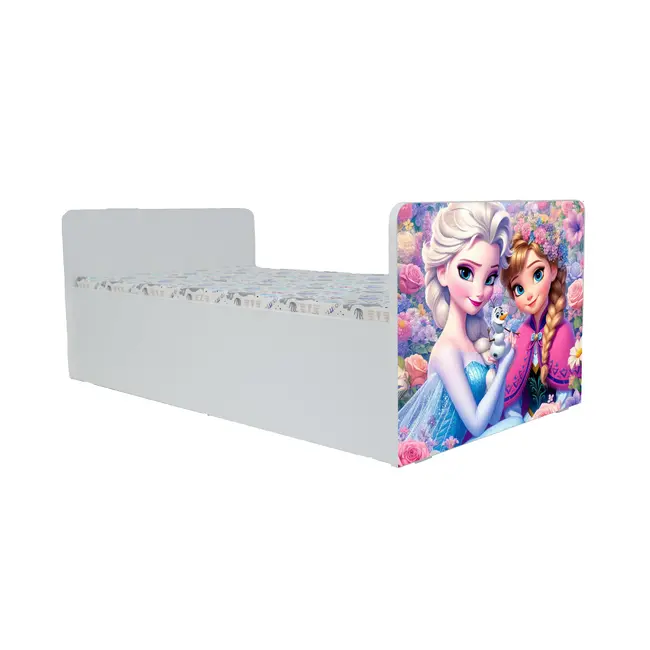 Pat Copii Inspiratie Frozen 2-12 Ani Cu Saltea Din Lana- PTV10052