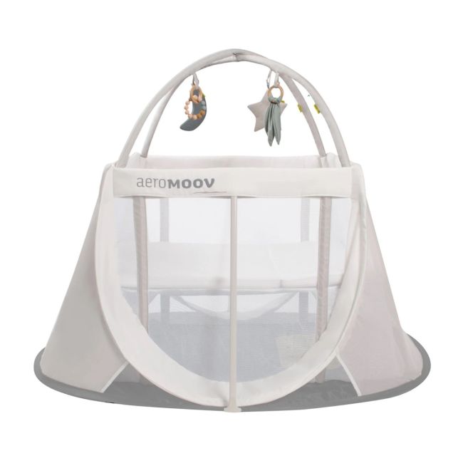 Aeromoov, Arcada de jucarii, pentru patut pliant de calatori, White Sand TNAATC-PLAY-WS