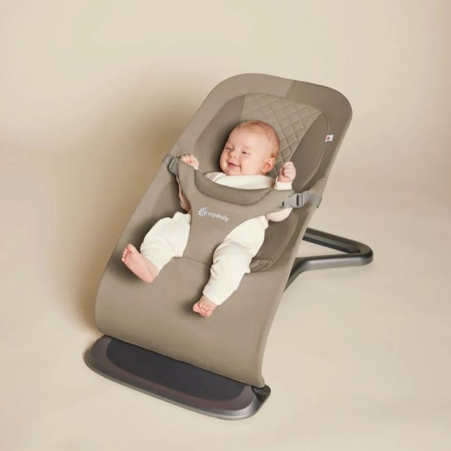 Balansoar pentru copii 3 in 1 Evolve Soft Olive TNAEVLBNCSFTOLV