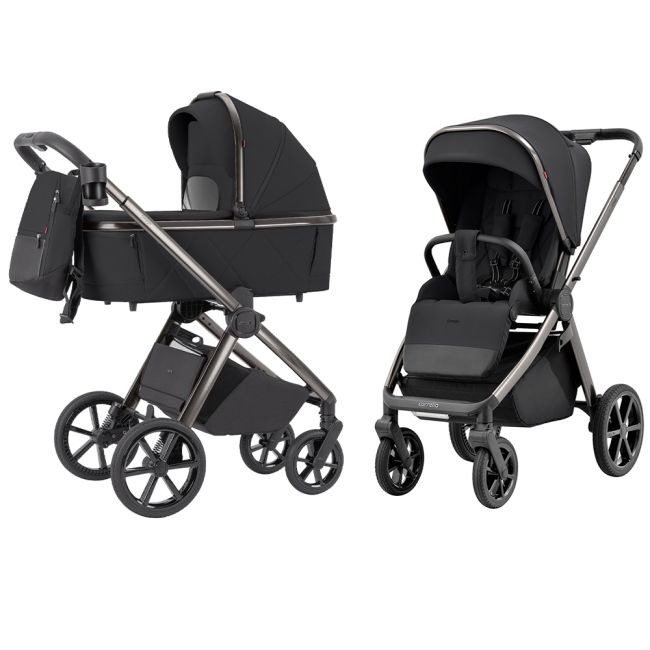 Carucior 2 in 1 (max. 22 Kg) Carrello OMEGA Absolute Black PMICCRL-6530/1-BLACK