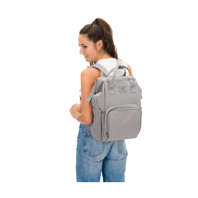 Geanta rucsac Barcelona Stone Grey Fillikid