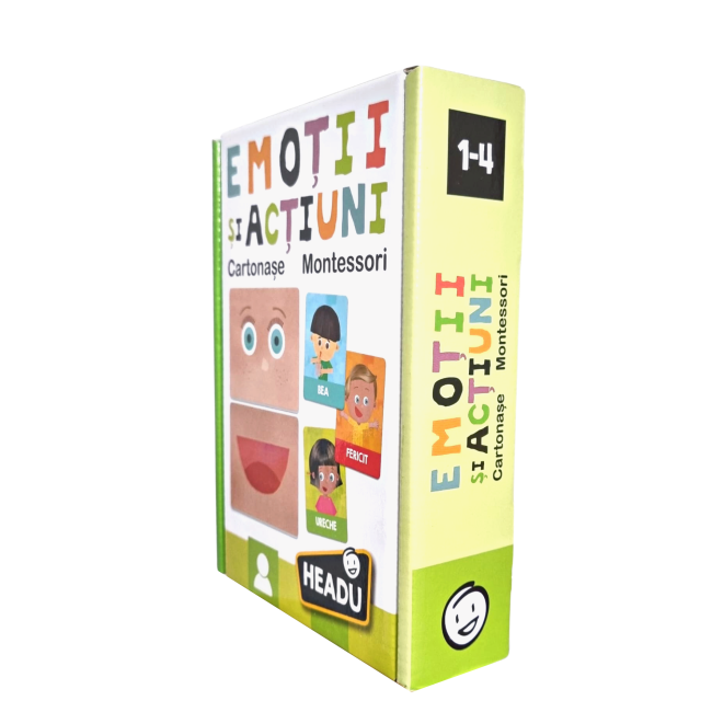 Headu Montessori - Carti Emotii Si Actiuni In Romana ARTHE53139