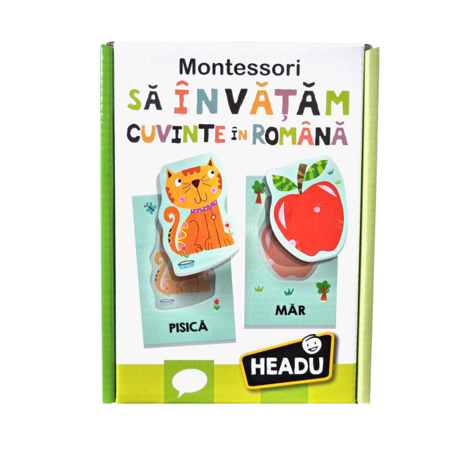 Headu Montessori - Sa Invatam Cuvinte In Romana ARTHE53115