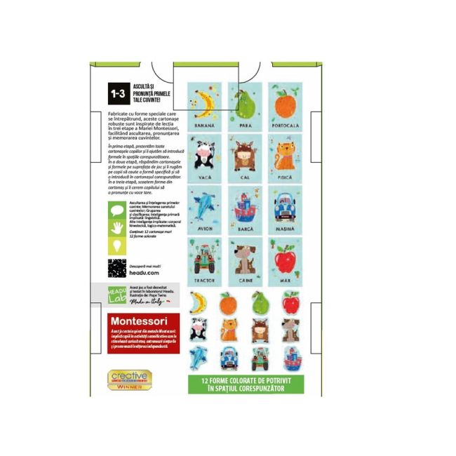 Headu Montessori - Sa Invatam Cuvinte In Romana ARTHE53115