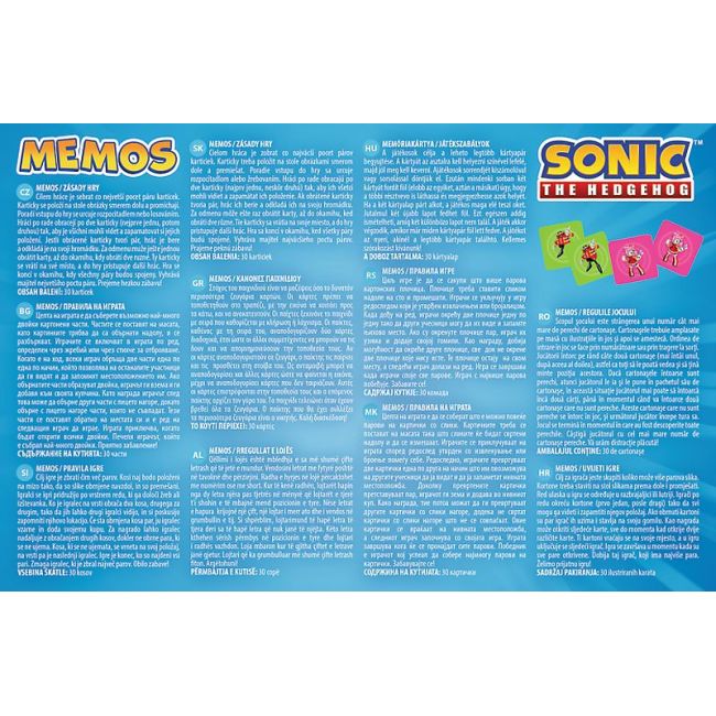 JOC MEMOS MNI ARICIUL SONIC VIV02693