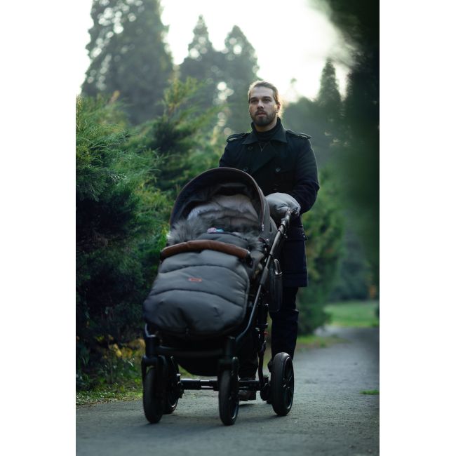 Manusi Minky pentru manerul caruciorului Albastre PMICSILLO-85093
