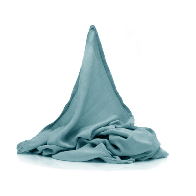 Muselina Swaddle de infasat, 120x120 cm Petrol Fillikid