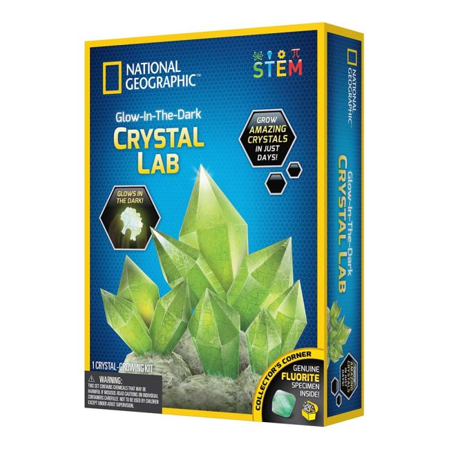 National Geographic - Kit Creativ Laborator De Crestere Cristale Verzi ARTNG29691