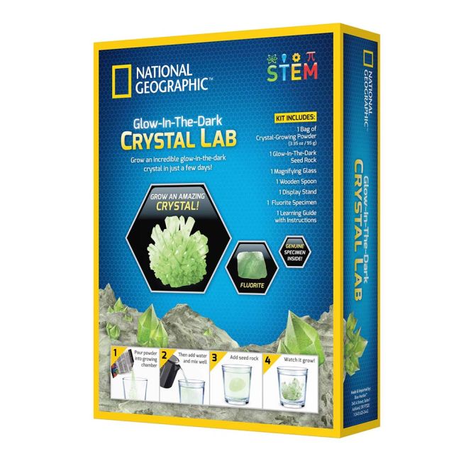 National Geographic - Kit Creativ Laborator De Crestere Cristale Verzi ARTNG29691