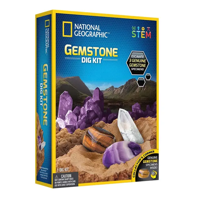 National Geographic - Kit Creativ Sa Cautam Pietre Pretioase ARTNG29646