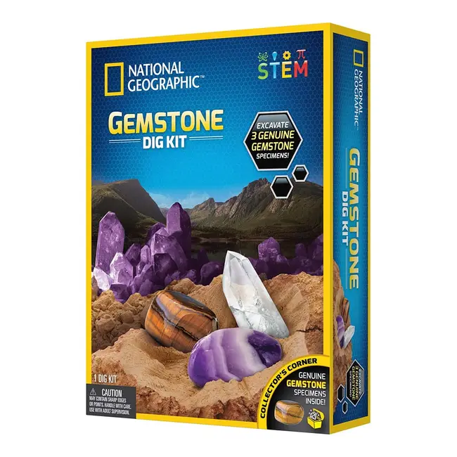National Geographic - Kit Creativ Sa Cautam Pietre Pretioase ARTNG29646