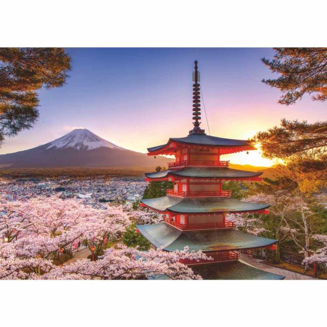 Ravensburger - Puzzle Fuji ciresi infloriti 1000 piese design nou ARTRVSPA00582