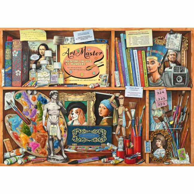 Ravensburger - Puzzle cabinetul artistului 1000 piese design nou ARTRVSPA00031