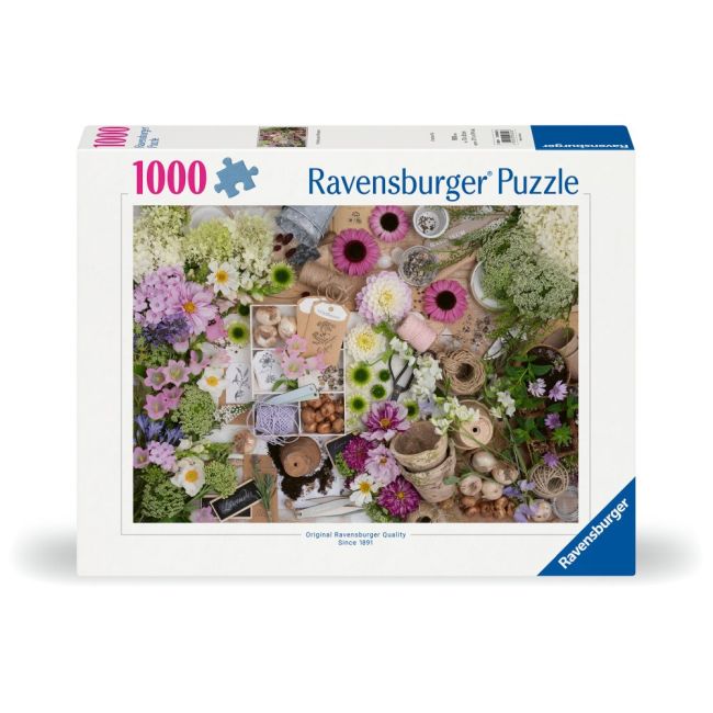 Ravensburger - Puzzle pentru iubitorii de flori 1000 piese design nou ARTRVSPA00620