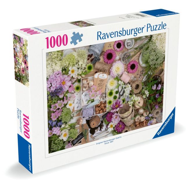 Ravensburger - Puzzle pentru iubitorii de flori 1000 piese design nou ARTRVSPA00620